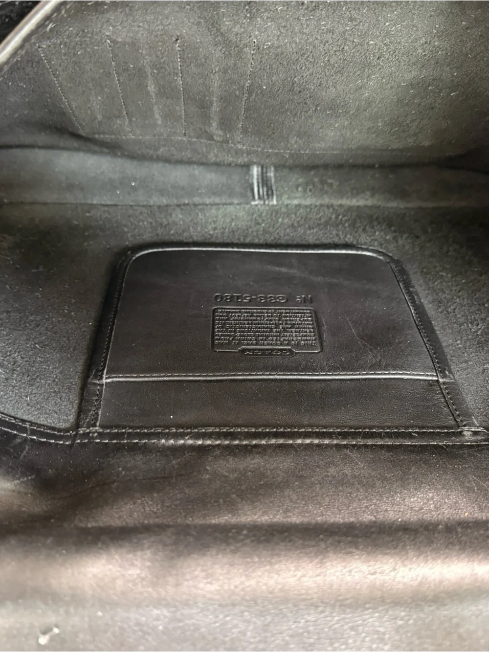 Vintage Coach Metropolitan 5180 Briefcase Jet Black